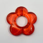 Transparent Hollow Flower Acrylic Beads 19mm Colorful 40pcs 11
