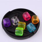 Transparent Acrylic Beads 12mm Large Hole Plastic Dreadlock 100pcs 2