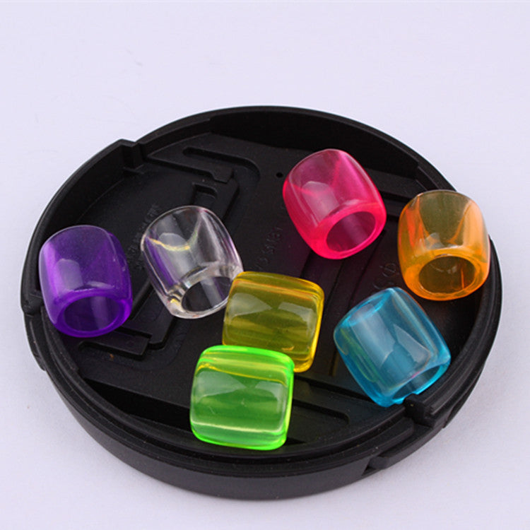 Transparent Acrylic Beads 12mm Large Hole Plastic Dreadlock 100pcs 2
