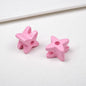 Glossy Clover Shaped Acrylic Beads 25x24x14mm Hole 6mm 20pcs 16