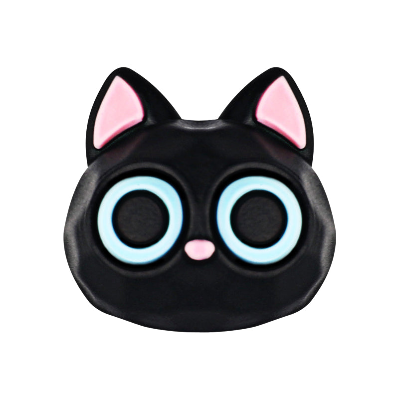  3D Large Eye Cat Heads Silicone Focal Beads 20Pcs 9