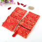 Vintage Chinese Style Brocade Zipper Cloth Pouch 11.5cm 1pc 15