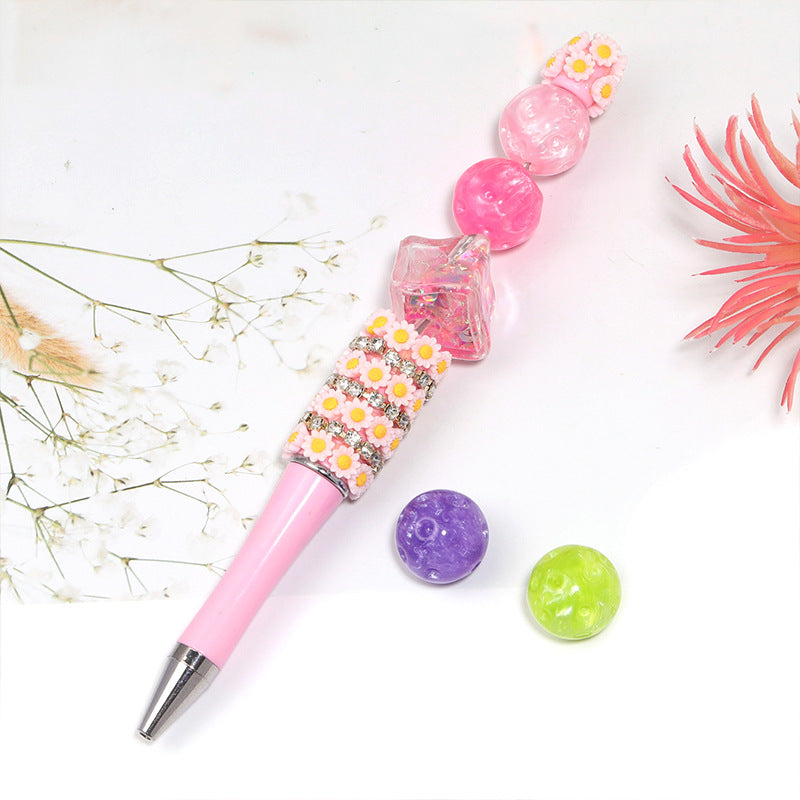 16mm Moon Crackle Effect Acrylic Round Beads 50pcs 3