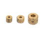 Stainless Steel Flat Spacer Beads Patterned 100pcs 11