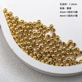 Metallic Acrylic Seed Beads UV Coating 3mm 4mm 50g Approx 1550-3750 pcs 5