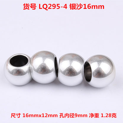 Glossy Metallic CCB Plastic Dreadlock Acrylic Beads 40pcs 9