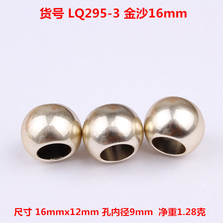 Glossy Metallic CCB Plastic Dreadlock Acrylic Beads 40pcs 8