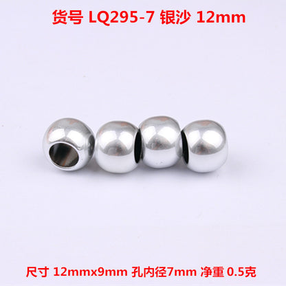 Glossy Metallic CCB Plastic Dreadlock Acrylic Beads 40pcs 12