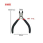 Mini Steel Jewelry Pliers 125mm Precision Rubber Grip 1pc 8