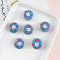 Cute 16mm Acrylic Double-Sided Printed Cookie Round Beads 20pcs 8