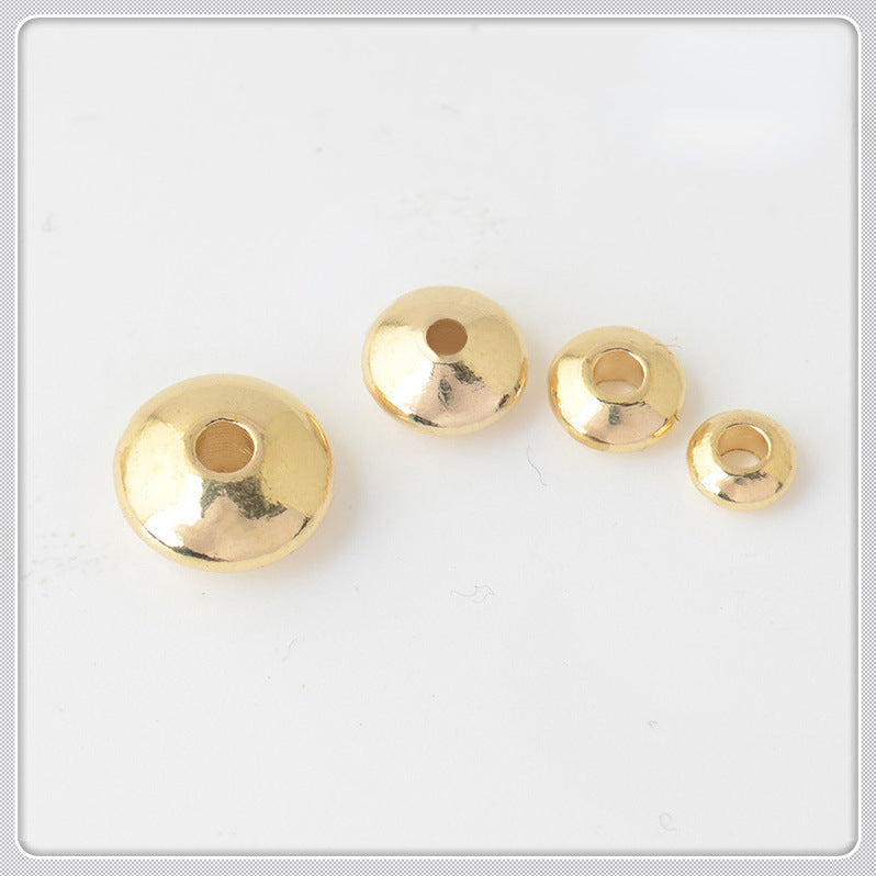 Brass UFO Spacer Beads 4-8mm Smooth Finish 100pcs 4