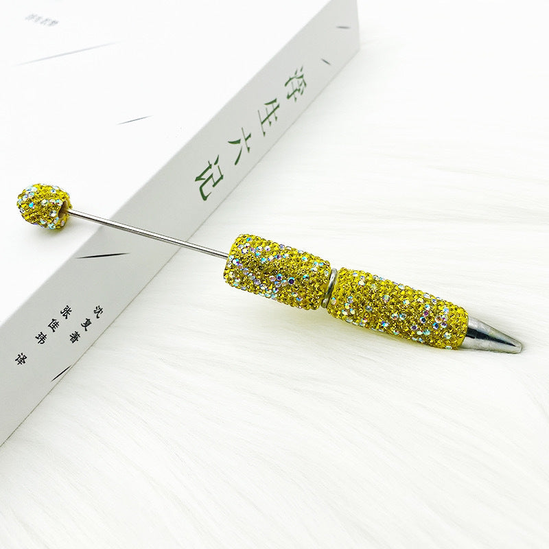 DIY Creative Exquisite AB Rhinestones Beadable Pen 19
