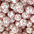 15mm Silicone Beads Nurses Clothing Printed Design 50pcs