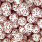 15mm Silicone Beads Nurses Clothing Printed Design 50pcs