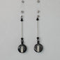 Beadable Badge Reels Retractable ID Keychain Clip - Black