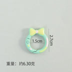 Zinc Alloy Bow Trigger Keyrings 27mm Baking Painted 6pcs 2