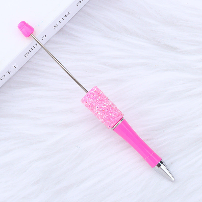 Beadable Pen with Stardust Glitter Plastic 25