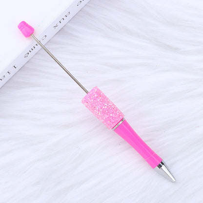 Beadable Pen with Stardust Glitter Plastic 25