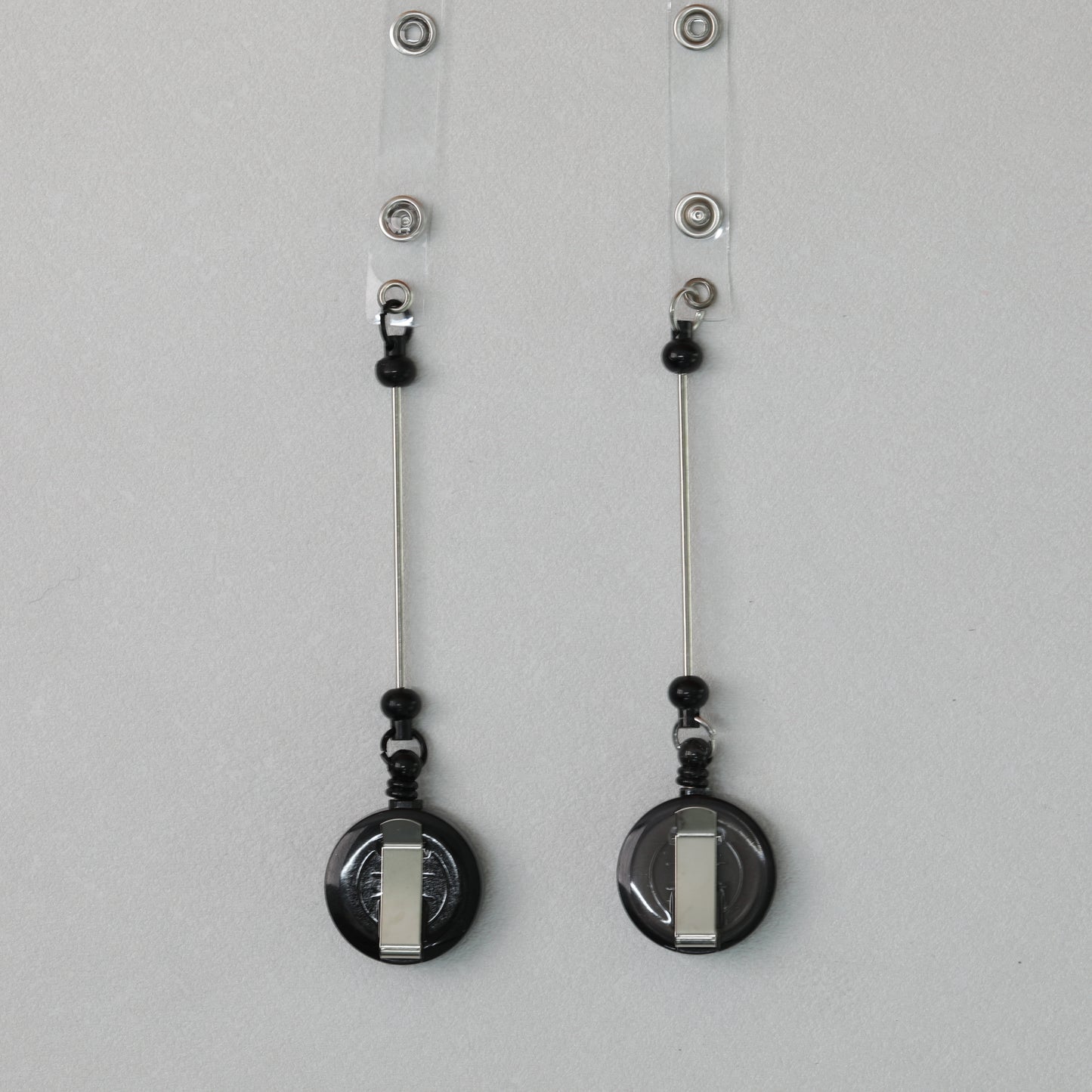Beadable Badge Reels Retractable ID Keychain Clip