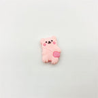 Silicone Focal Beads Backpack Bear Heart Ears Pastel Colors 20pcs 10