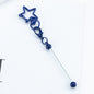 Beadable Metal Keychains Star-shaped