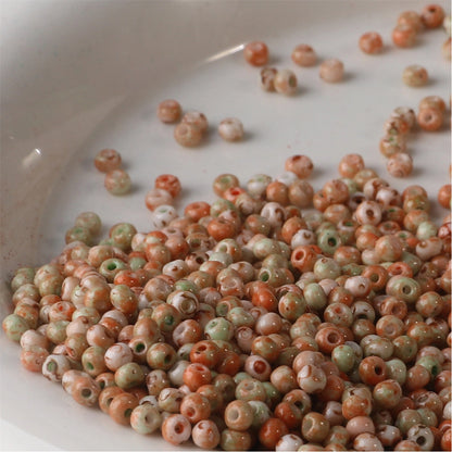 Premium Picasso Oil Painting Texture Seed Glass Beads 2mm 3mm 23