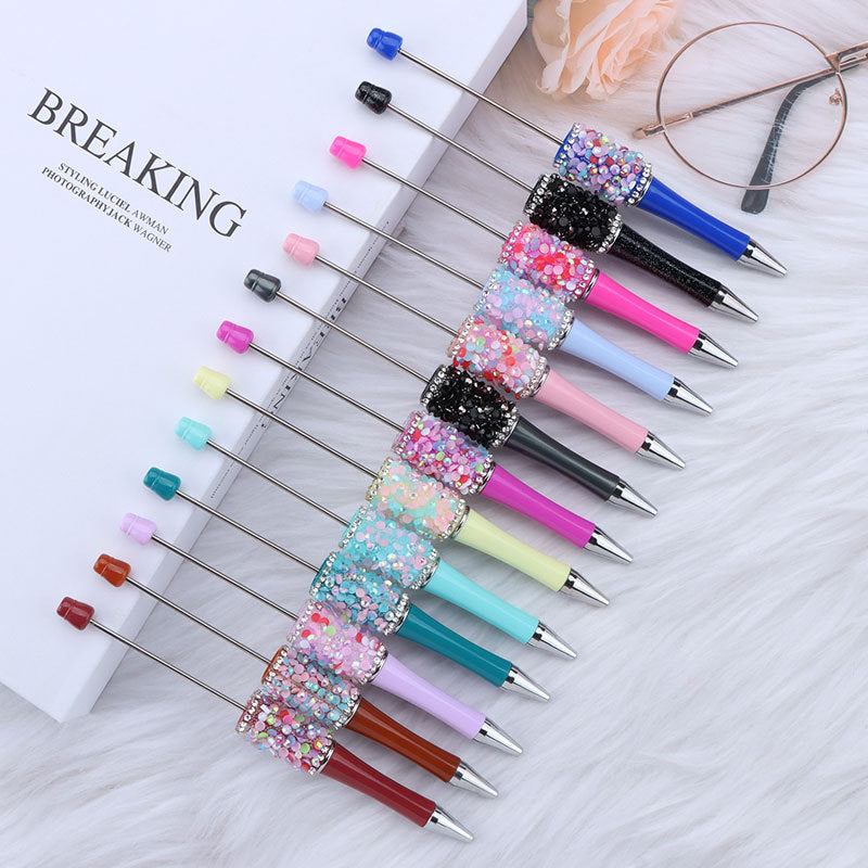 Beadable Pen with Colorful Sequin and Rhinestone 4