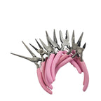 Jewelry Pliers High Carbon Steel Pink Handles 125mm 1pc 2