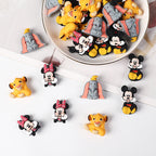 Silicone 3D Focal Beads Disney Mickey Minnie Simba Dumbo Front Facing 20pcs 4