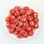 Christmas Santa Claus 15mm Silicone Beads Printed 50pcs 3