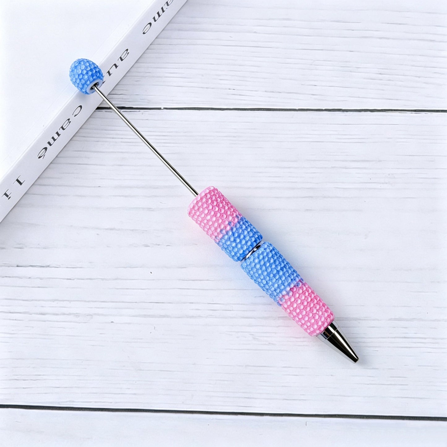 Gradient Candy Color Beadable Pen with Full Rhinestones 7