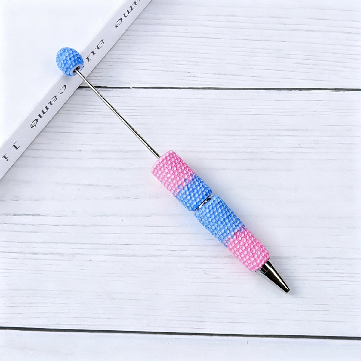 Gradient Candy Color Beadable Pen with Full Rhinestones 7