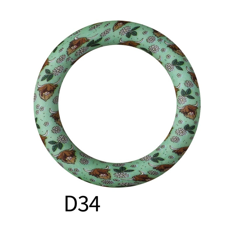 65mm Printing circular silicone rings 36