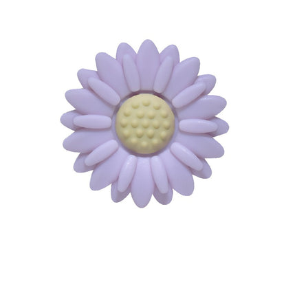 Silicone Focal Beads Daisy Sunflower Round Layout 20pcs 16