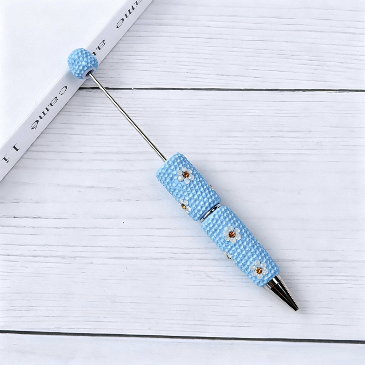 Candy Color Daisy Crystal Beadable Pen  18