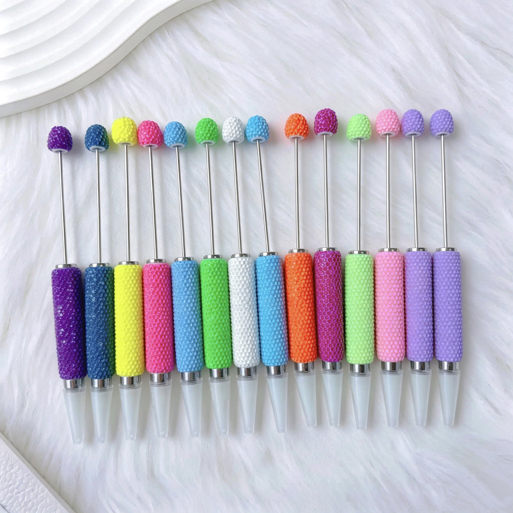 Beadable Pen Candy Colored Wax Head