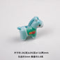 Colorful Pony Shaped Acrylic Beads 26x29x12mm Hole 3mm 20pcs 11
