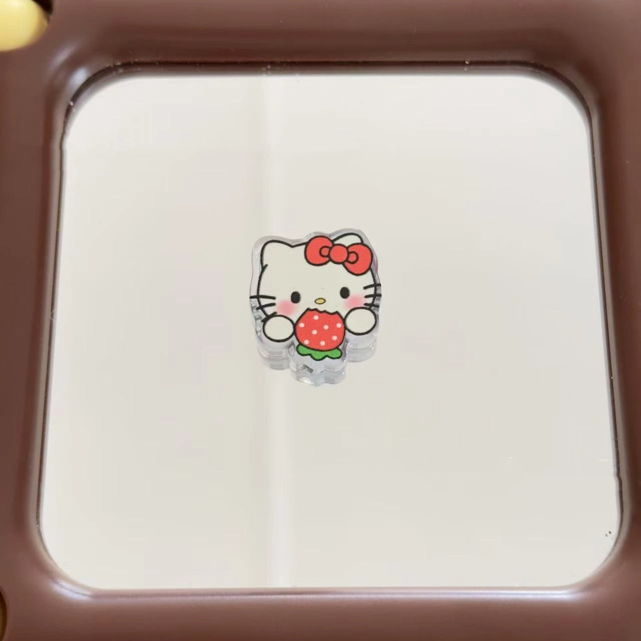 Painted Fruit Hello KT Acrylic Beads 25mm Enamel Finish 10pcs 6