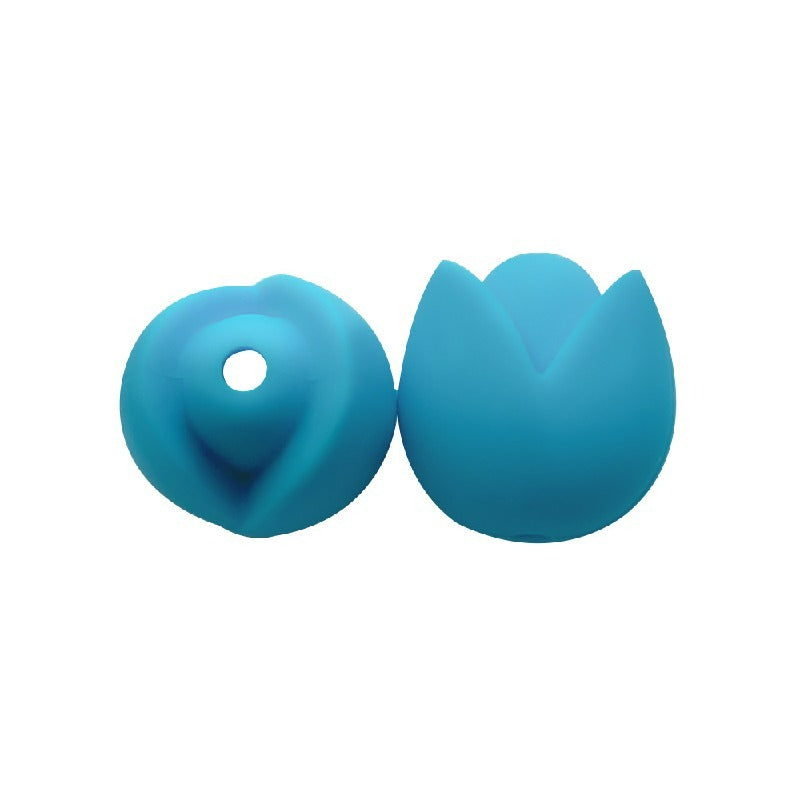 Lotus Silicone Beads Pastel Colors Soft Matte Finish 10pcs 22