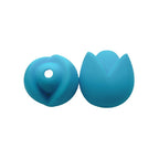 Lotus Silicone Beads Pastel Colors Soft Matte Finish 10pcs 22