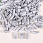 Dual-Color Tube Acrylic Beads 18x7mm Glossy Swirls 200pcs 15