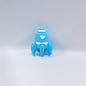 Silicone 3D Focal Beads Color Love Rocket Heart Detail 20pcs 2