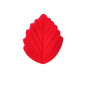 Colorful Leaf Silicone Beads Solid Color Matte Finish 20pcs 22
