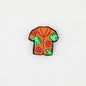 Summer Floral Pattern Shirt Silicone Focal Beads 20 pcs 7