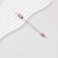 Beadable Double Head Point Drill Nail Tool Metal Handle 12.2cm