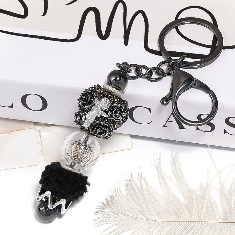 Fancy Resin Cupid Heart Beads 21x23mm 10pcs 2