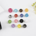 Bubblegum Ball Rhinestone Beads 12mm Multicolor Sparkle 50pcs 3