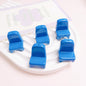 Small Chair Acrylic Beads 20x25mm Colorful Glossy 10pcs 17