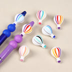 Silicone 3D Focal Beads Hot Air Balloon Rounded Balloon Shape 20pcs 5