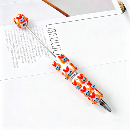 Halloween Elements Pumpkin Rhinestones Beadable Pen 19